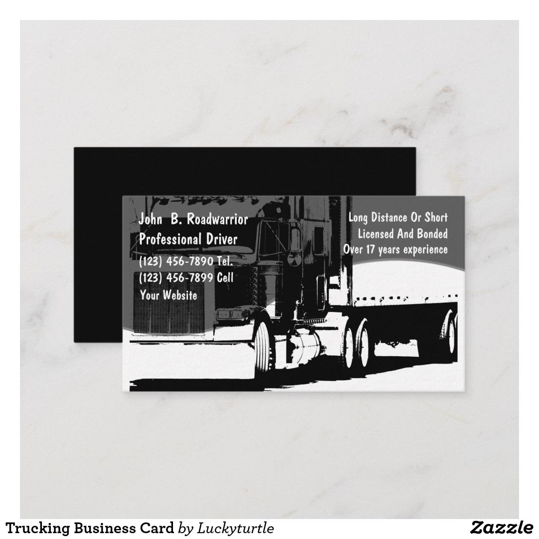 truck shaped business cards 4