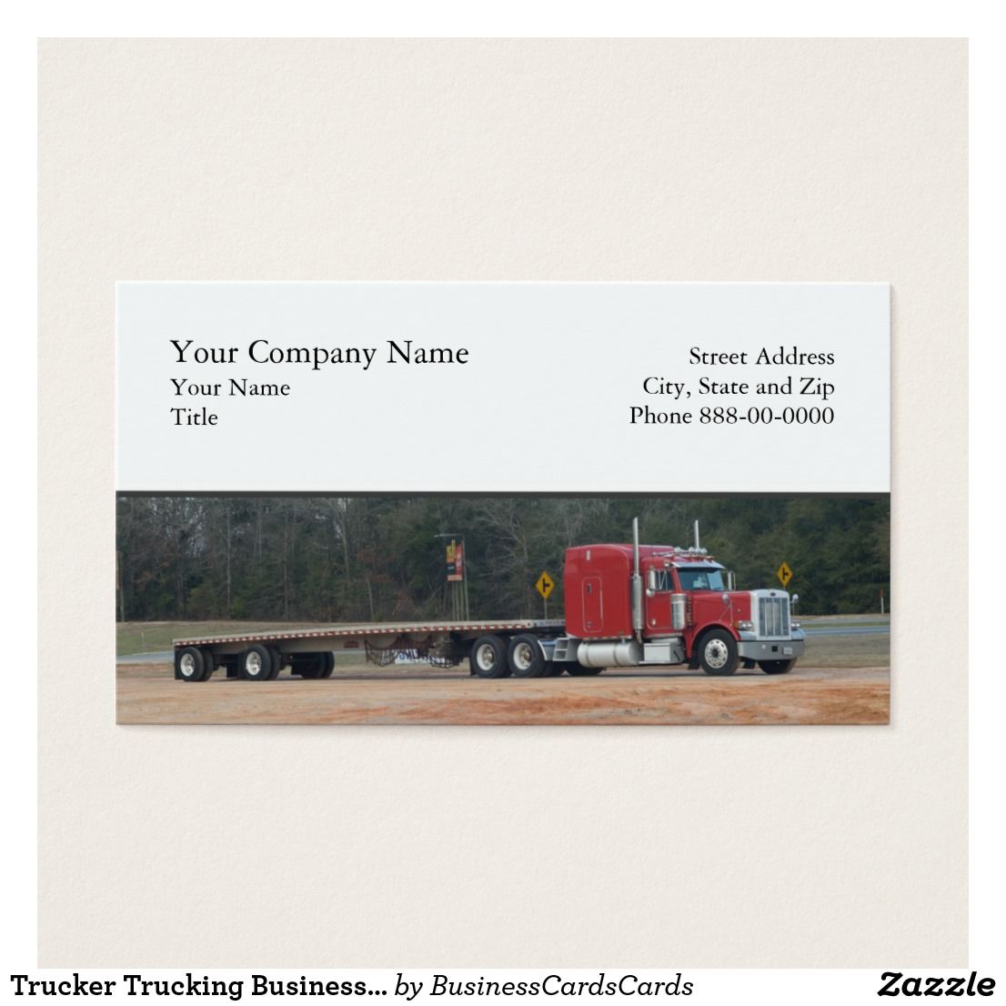 trucking business cards designs 2