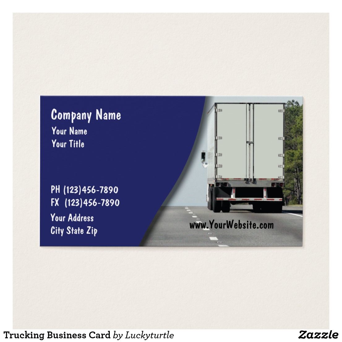 trucking company business cards 4