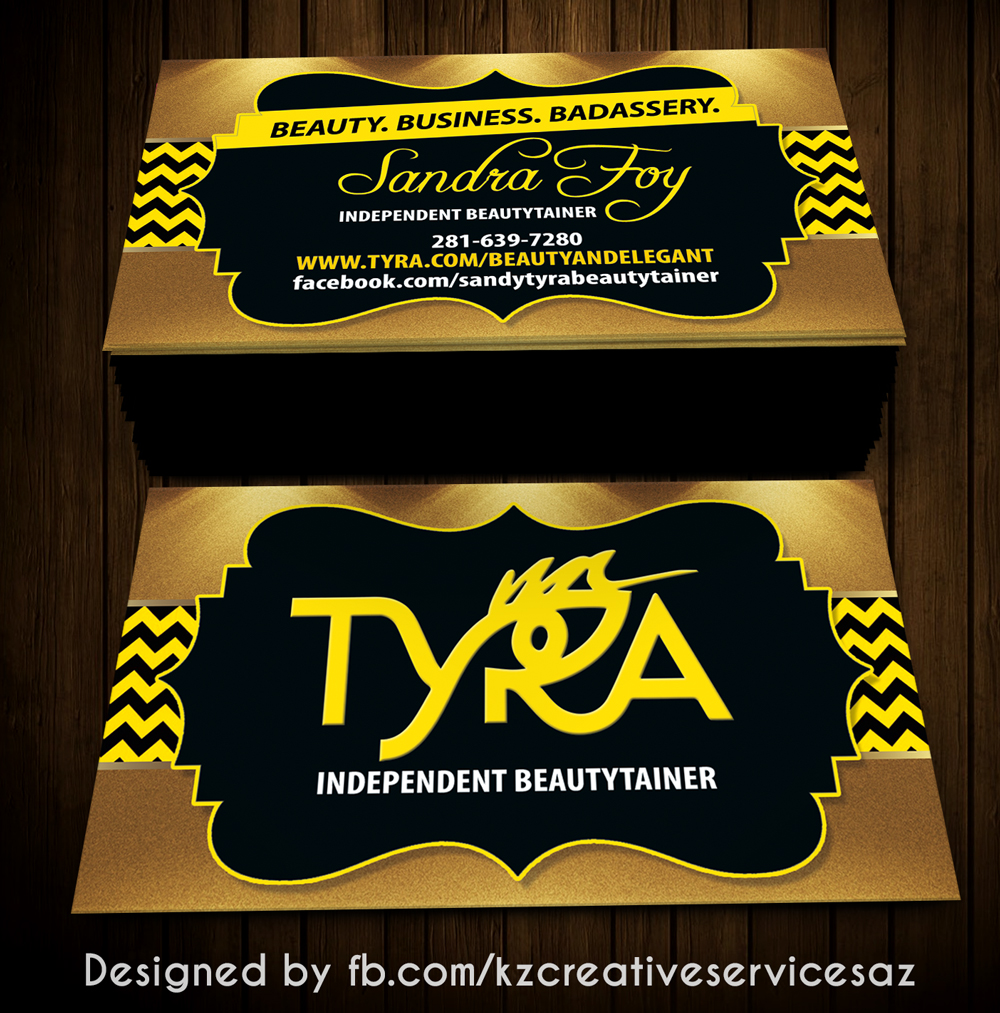 tyra beauty business cards 1