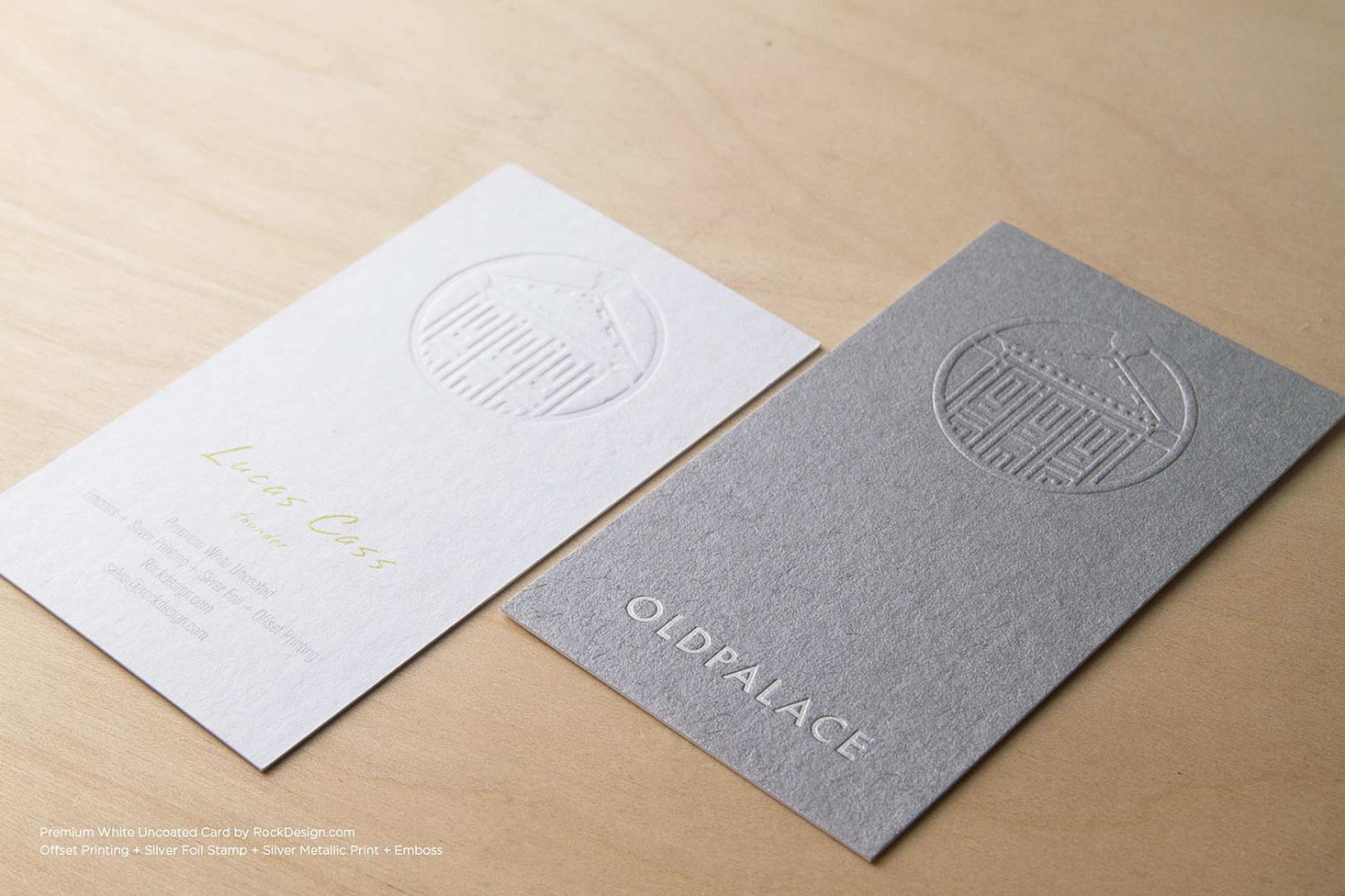uncoated finish business cards 1