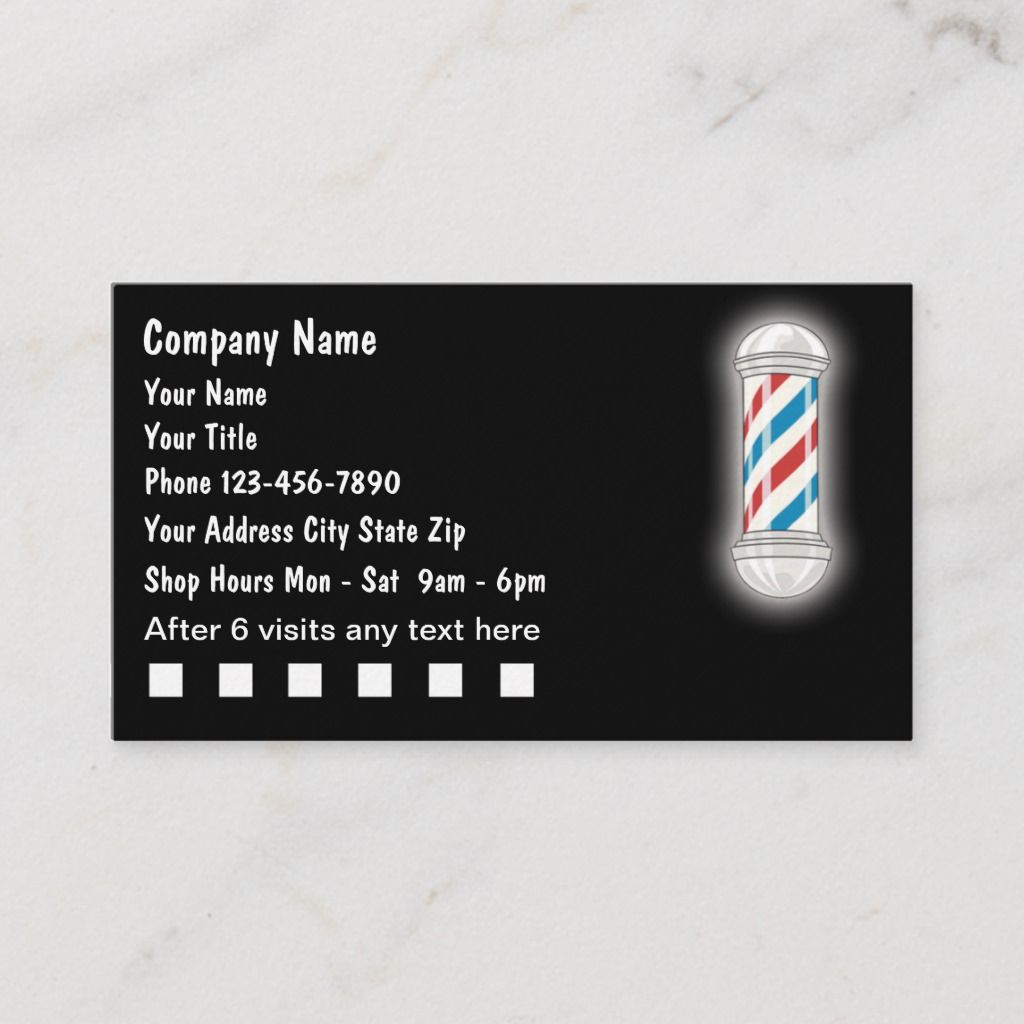 unique barber business cards 3