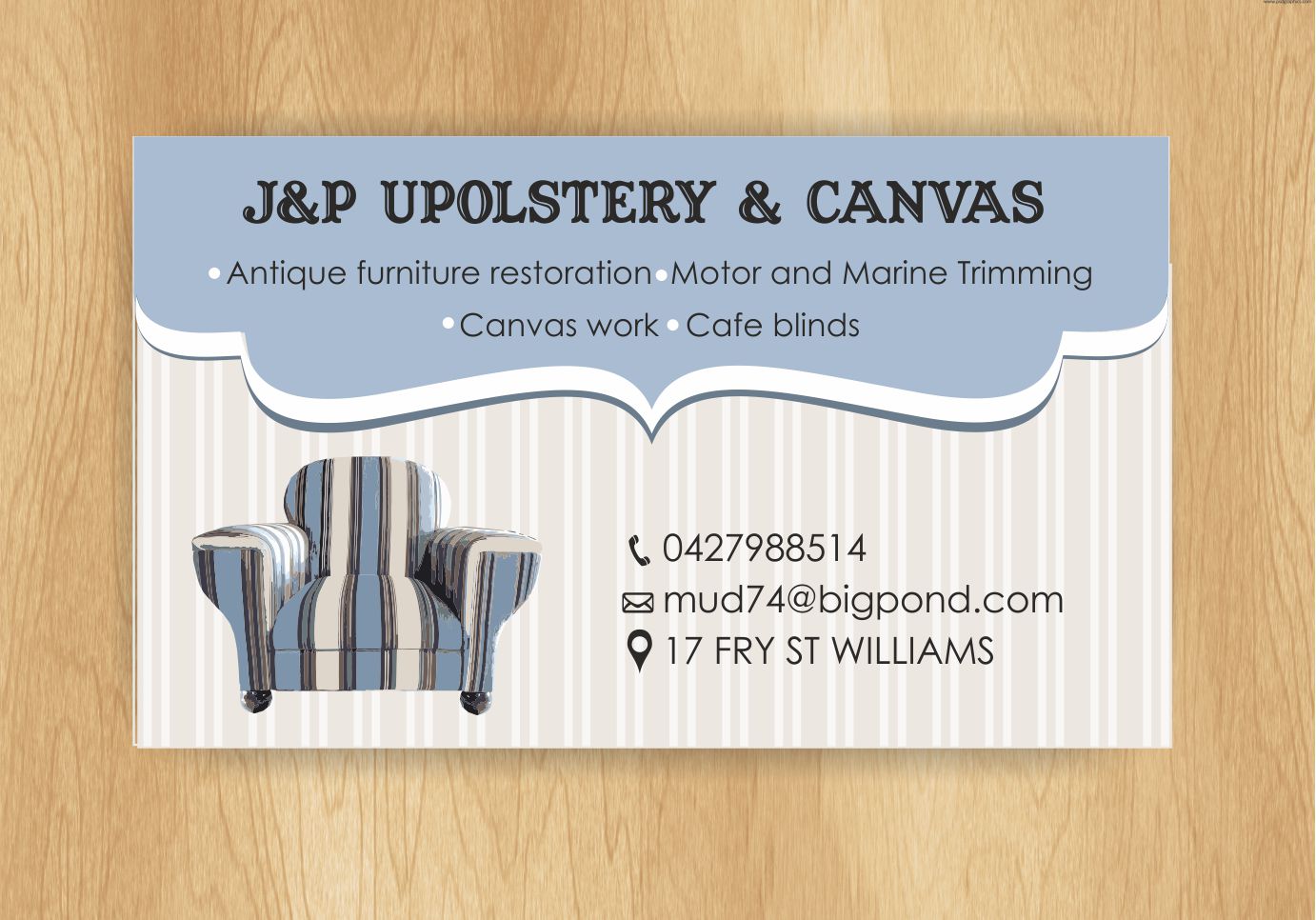 upholstery business cards 1