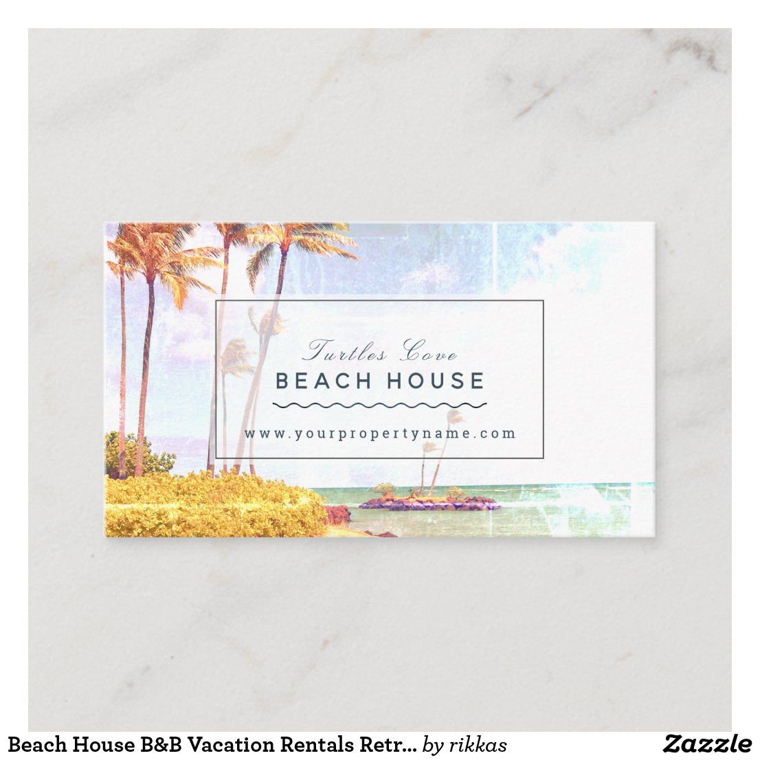 vacation rental business cards 5