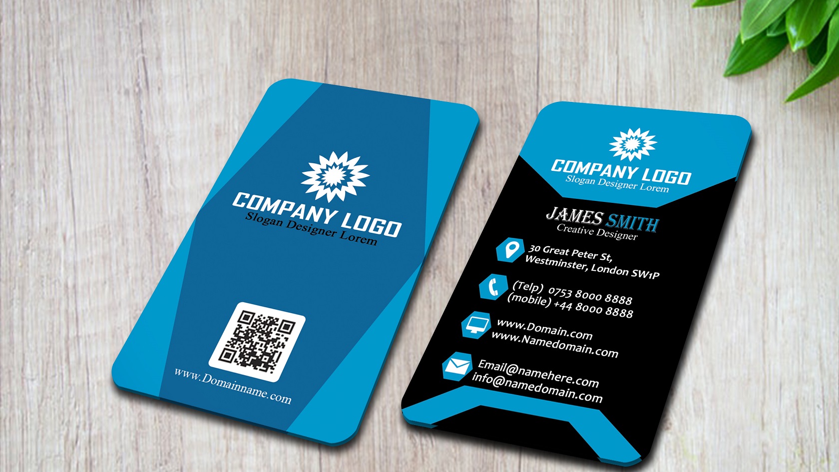 vertical or horizontal business cards 3