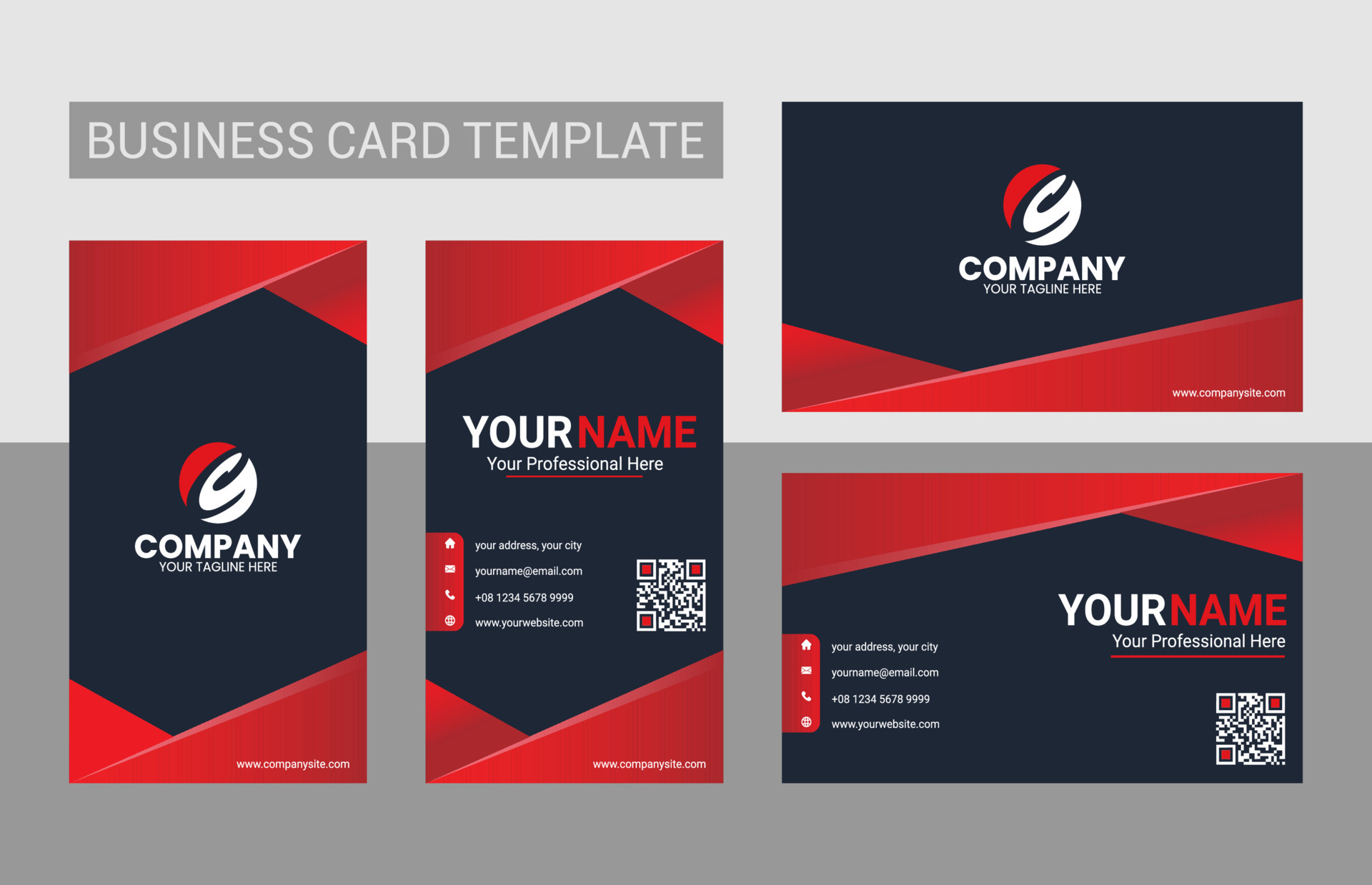 vertical vs horizontal business cards 1