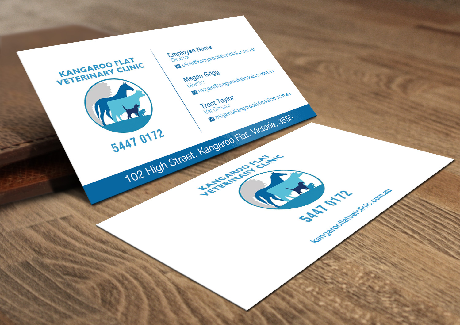 veterinary business cards 2
