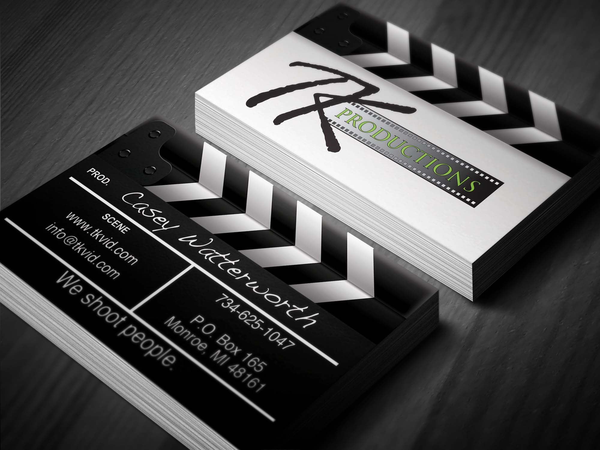 video editing business cards 1