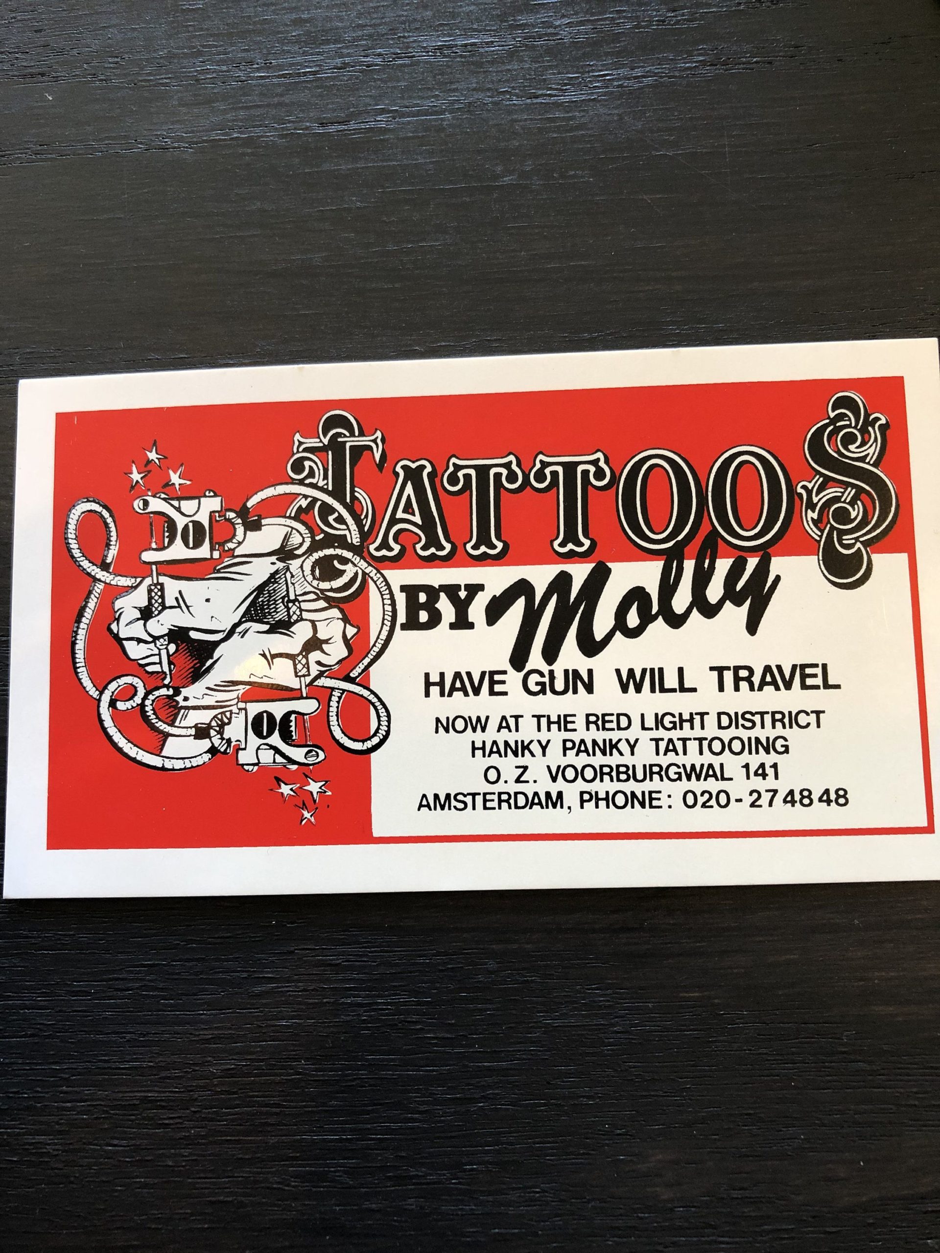 vintage tattoo business cards 1