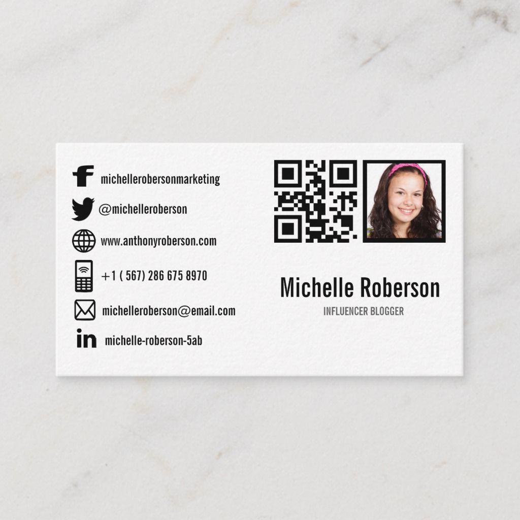 vistaprint business cards with qr code 3