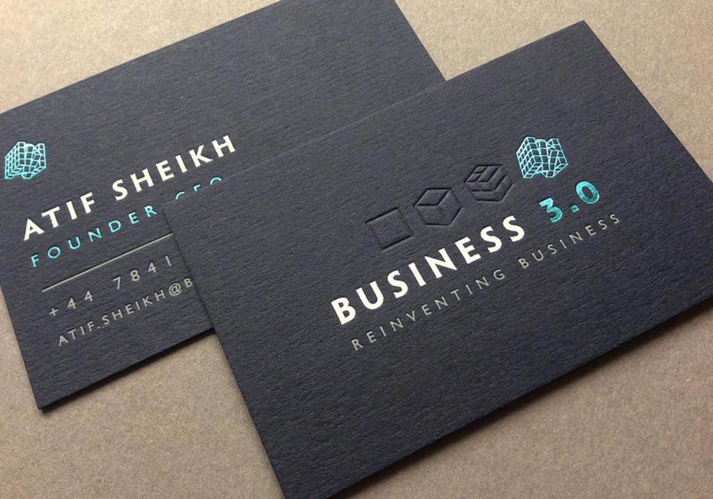 vistaprint embossed business cards 2
