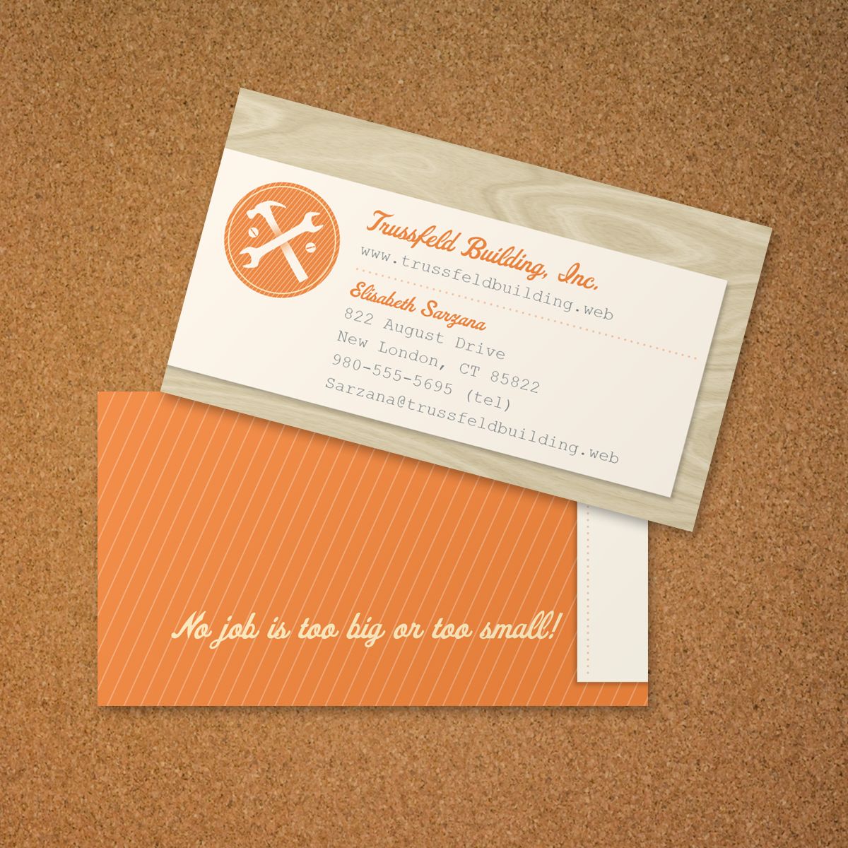 vistaprint handyman business cards 1