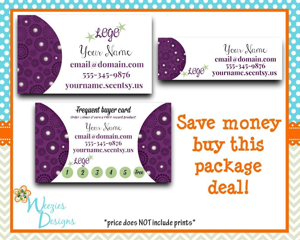 vistaprint scentsy business cards 4