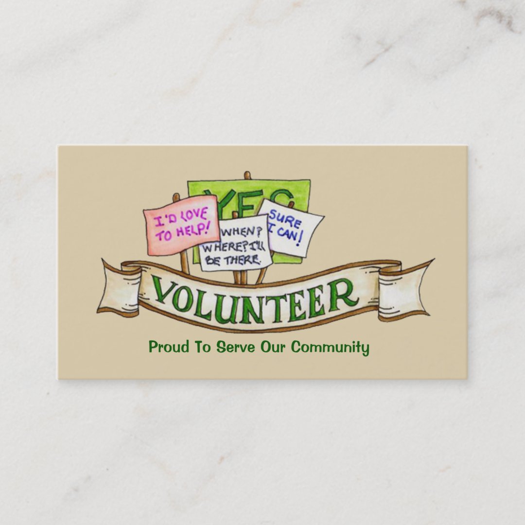 volunteer business cards 1