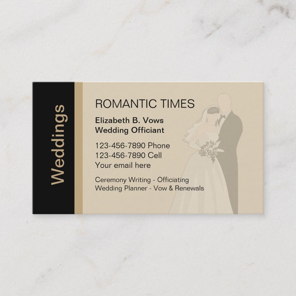 wedding officiant business cards 3