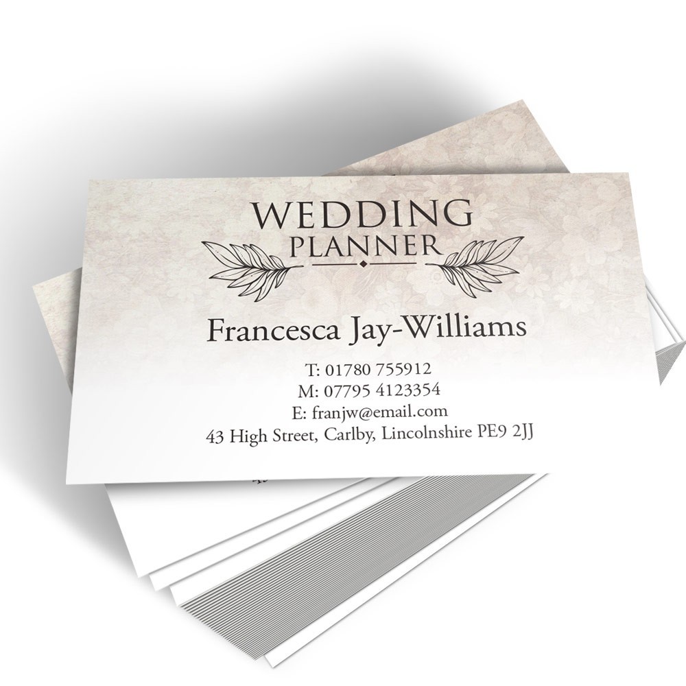 wedding planner business cards 1