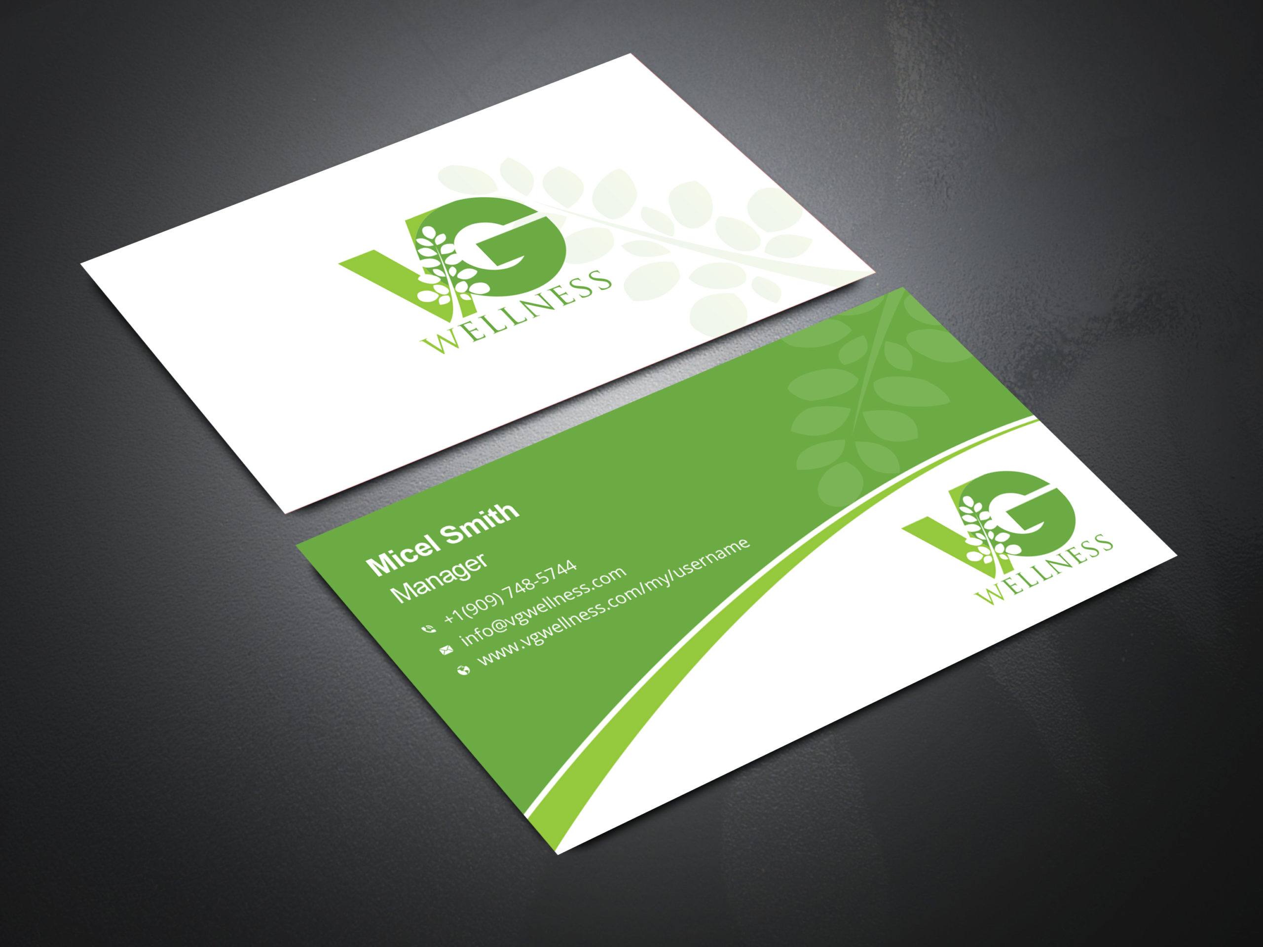 wellness business cards 2