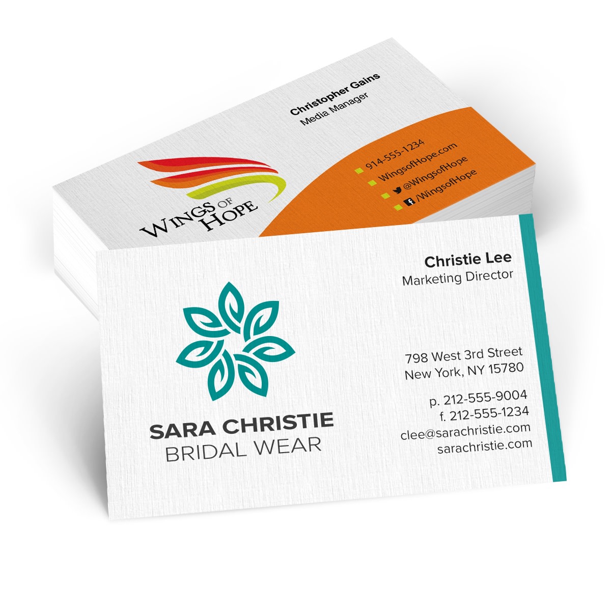what are linen business cards 2