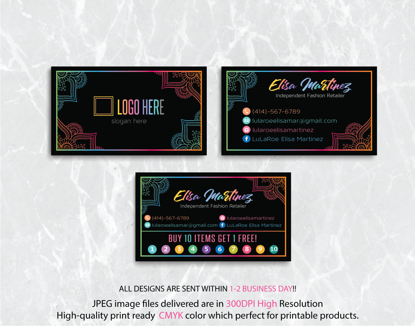 where to order lularoe business cards 2