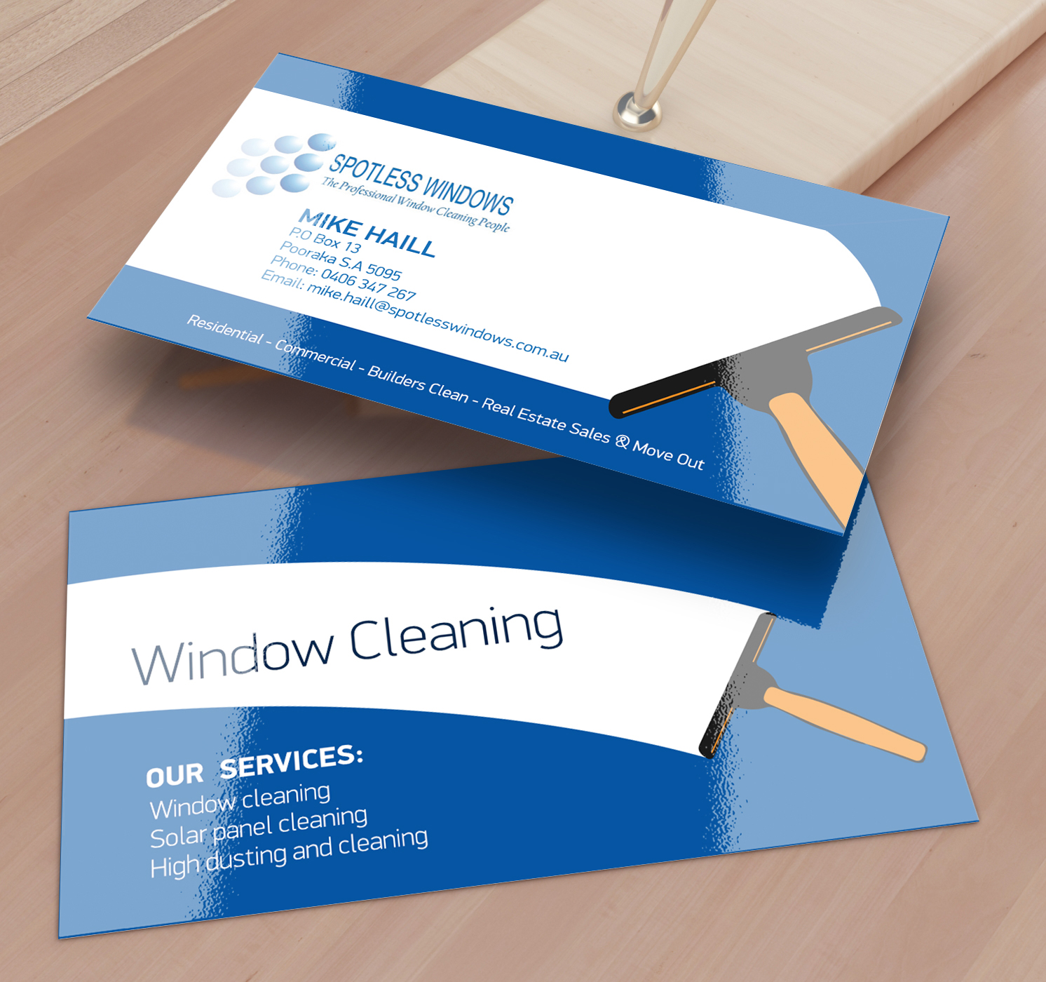 window washing business cards 1