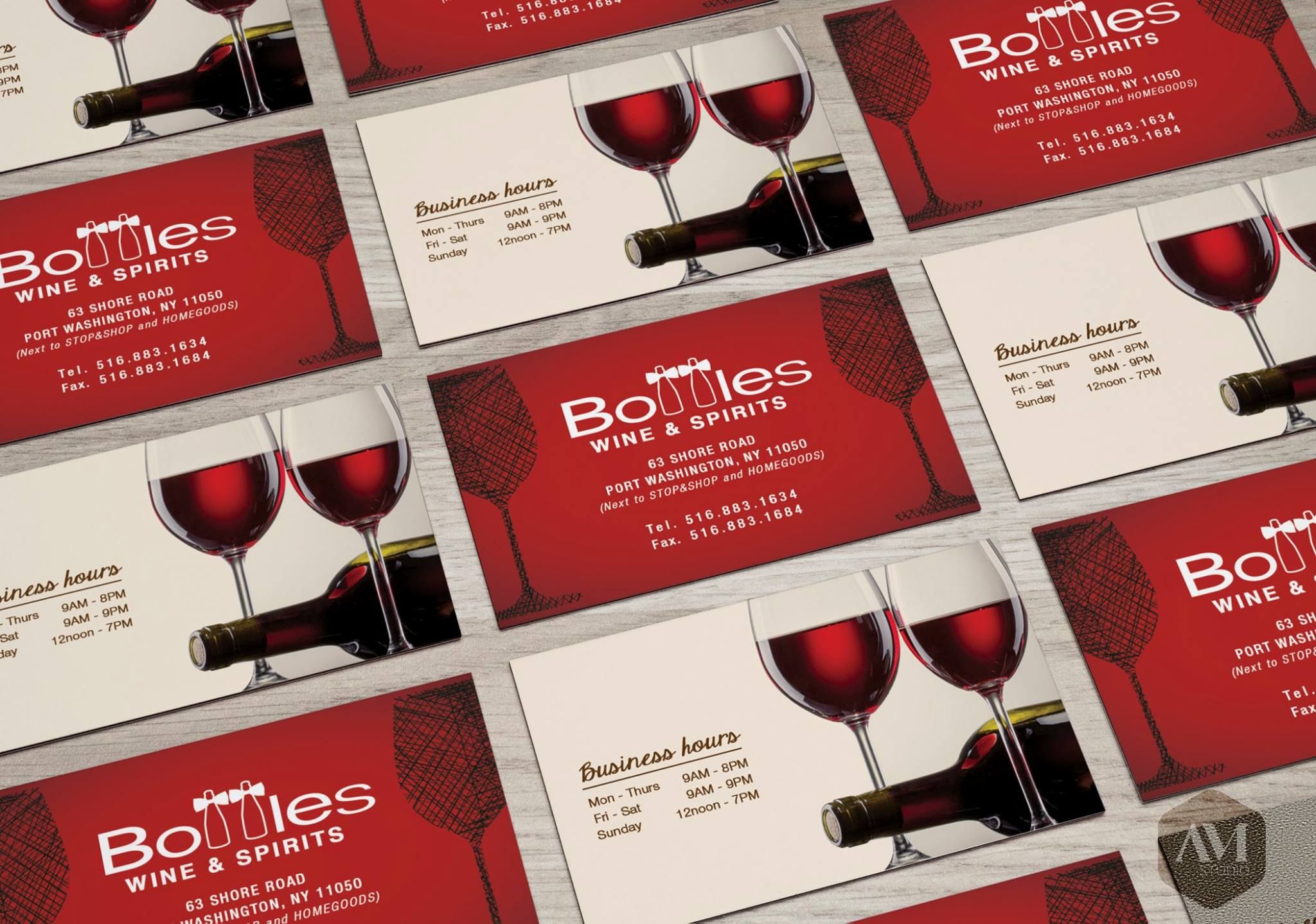 wine business cards 1