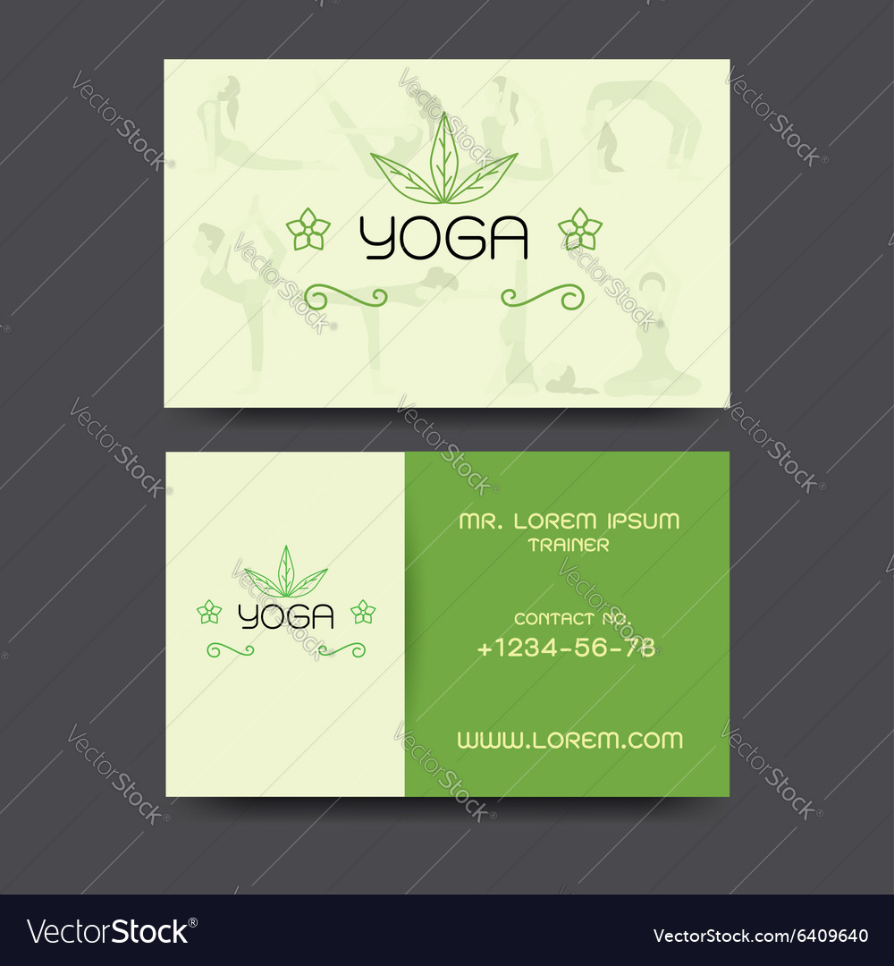 yoga business cards 3