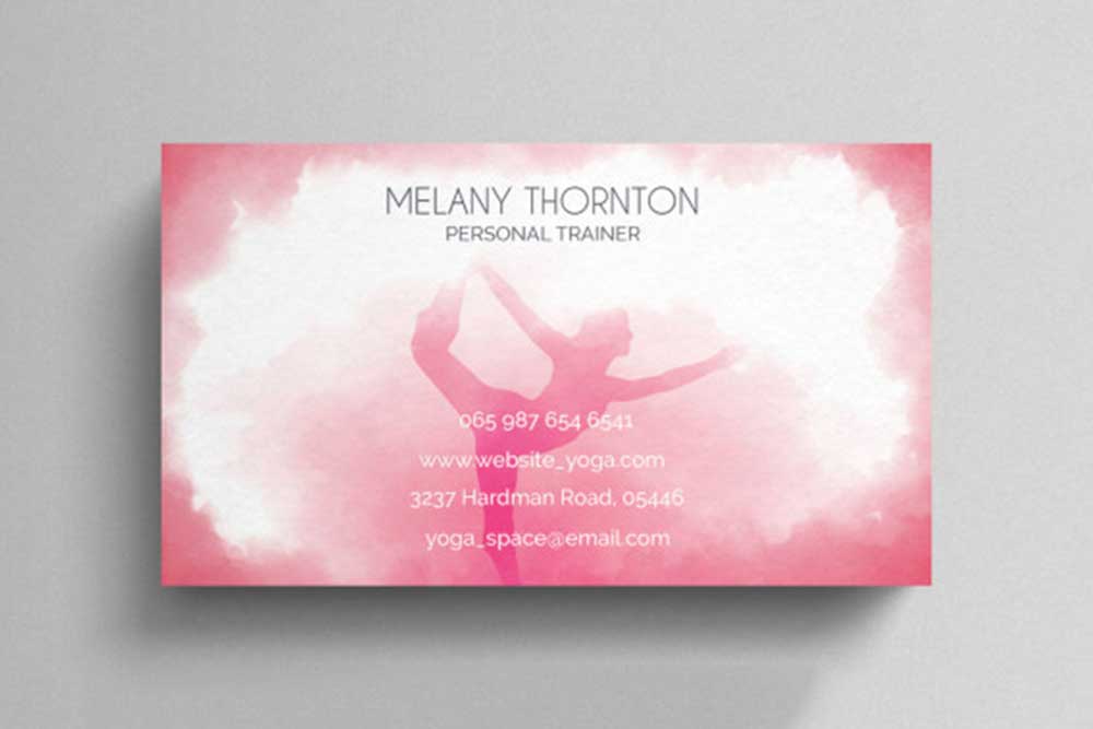 yoga business cards 5