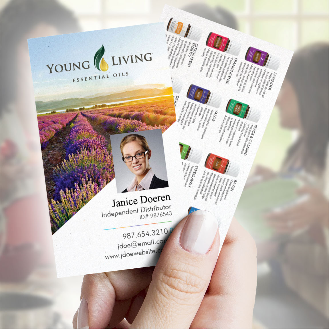 young living business cards 3