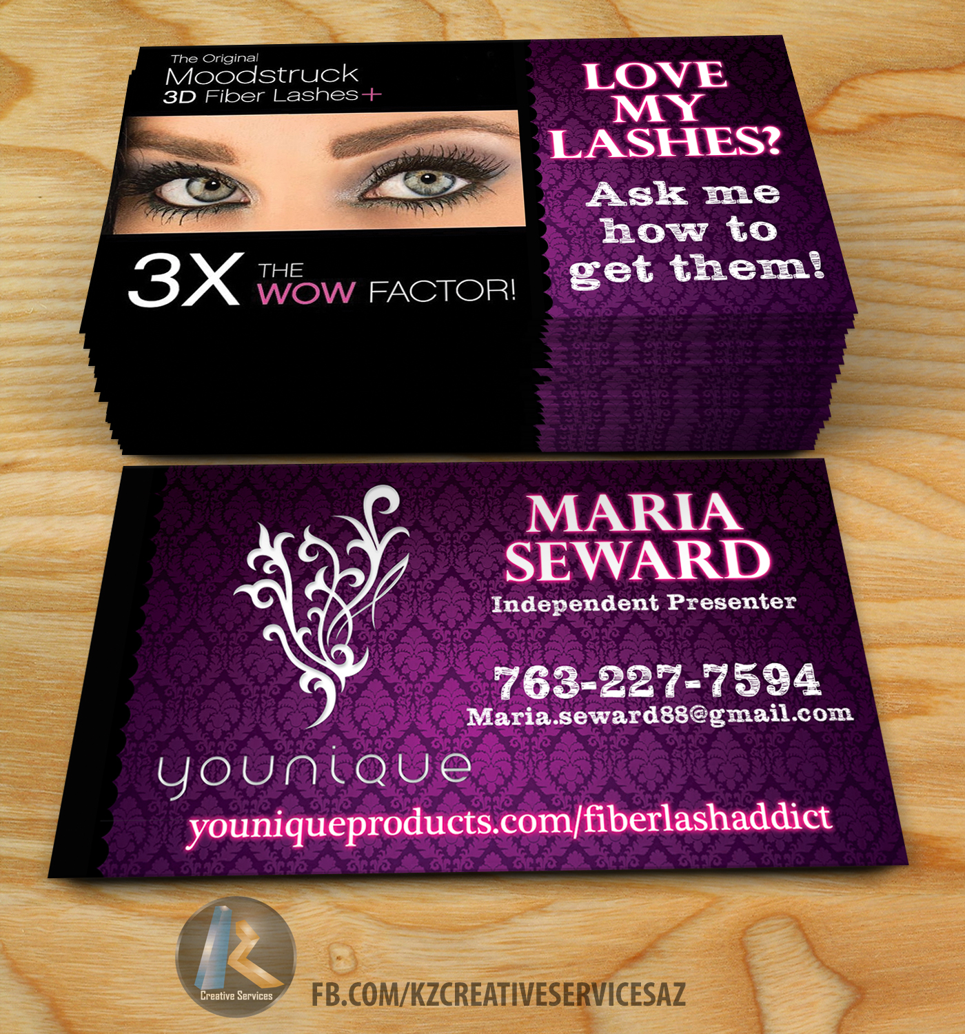 younique business cards templates 3