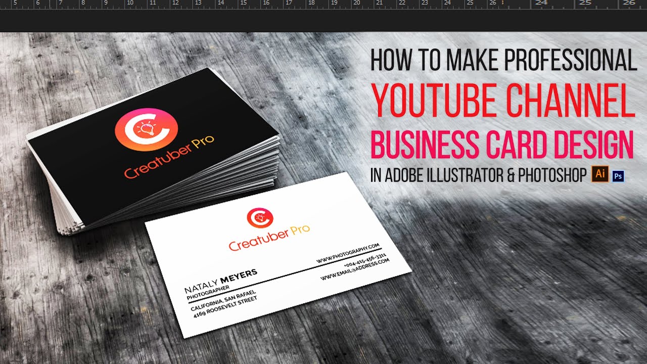 youtube channel business cards 1