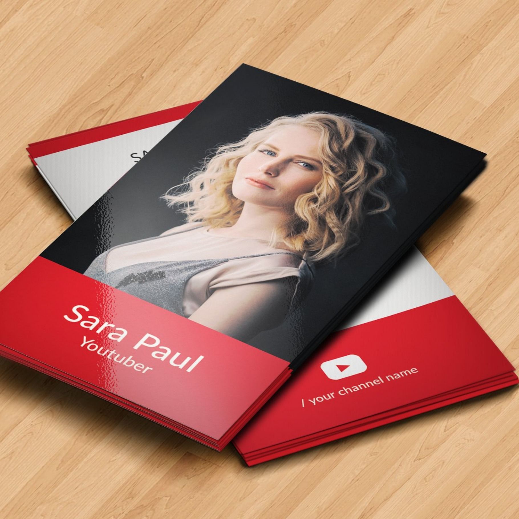 youtube channel business cards 2