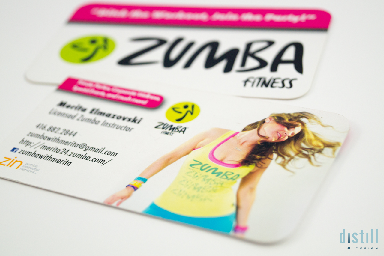 zumba business cards 2